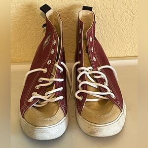 Skicks Florida State Seminoles High-Top Canvas Sneakers with White Laces